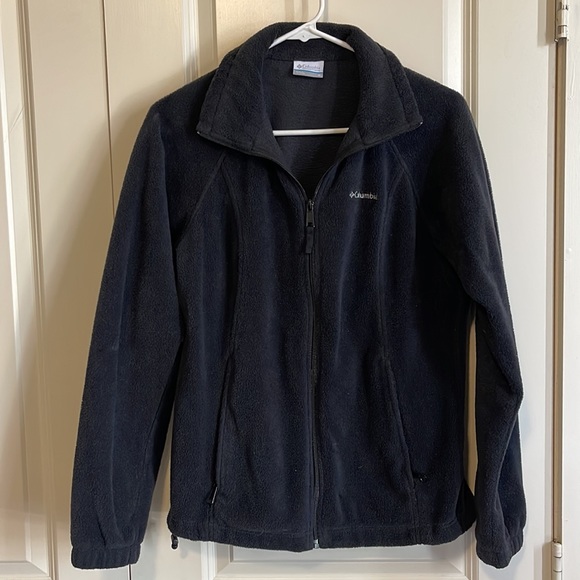 Black Columbia zip-up fleece, Medium, *open to all offers* - Picture 3 of 4